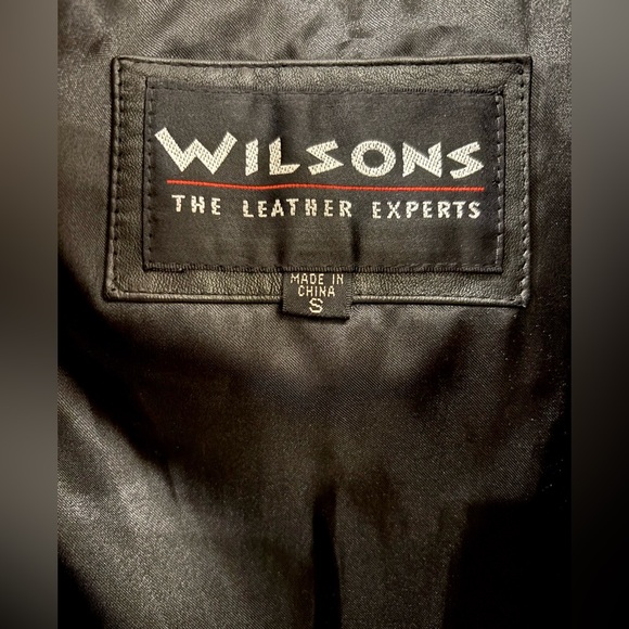 Vintage Wilson’s Genuine Black Leather Jacket - Picture 5 of 6